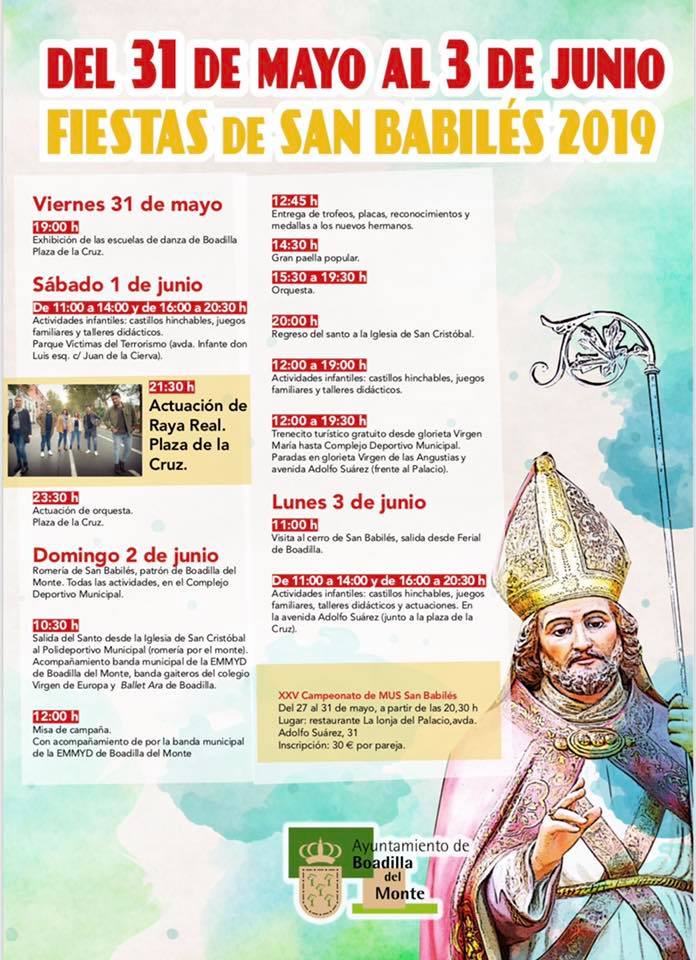 Fiestas de San Babilés 2019 Boadilla del Monte